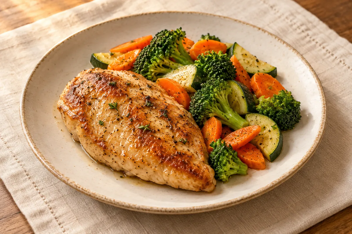 Filé de sobrecoxa ou peito de frango na manteiga